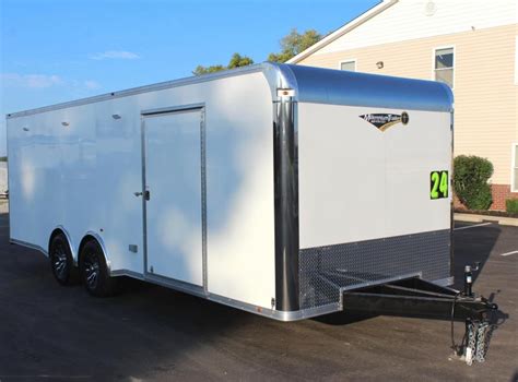 Shop <strong>trailers for sale</strong> by Rock Solid Cargo, Alcom, United <strong>Trailers</strong>, Pace American,. . Used enclosed car trailer with escape door for sale near Delhi
